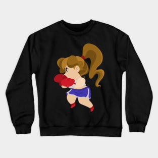 Cute Little Boxer Girl Crewneck Sweatshirt